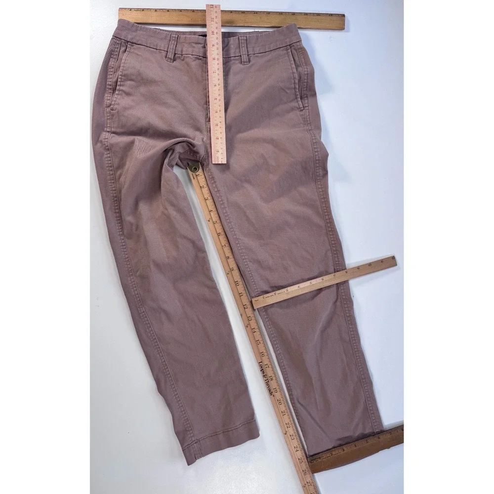 J CREW Girlfriend Chino Khaki Pant Womens 2 Tan AD156 - Picture 8 of 14